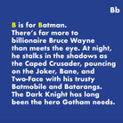 Superhero alphabet book