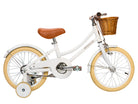 kids white banwood bike