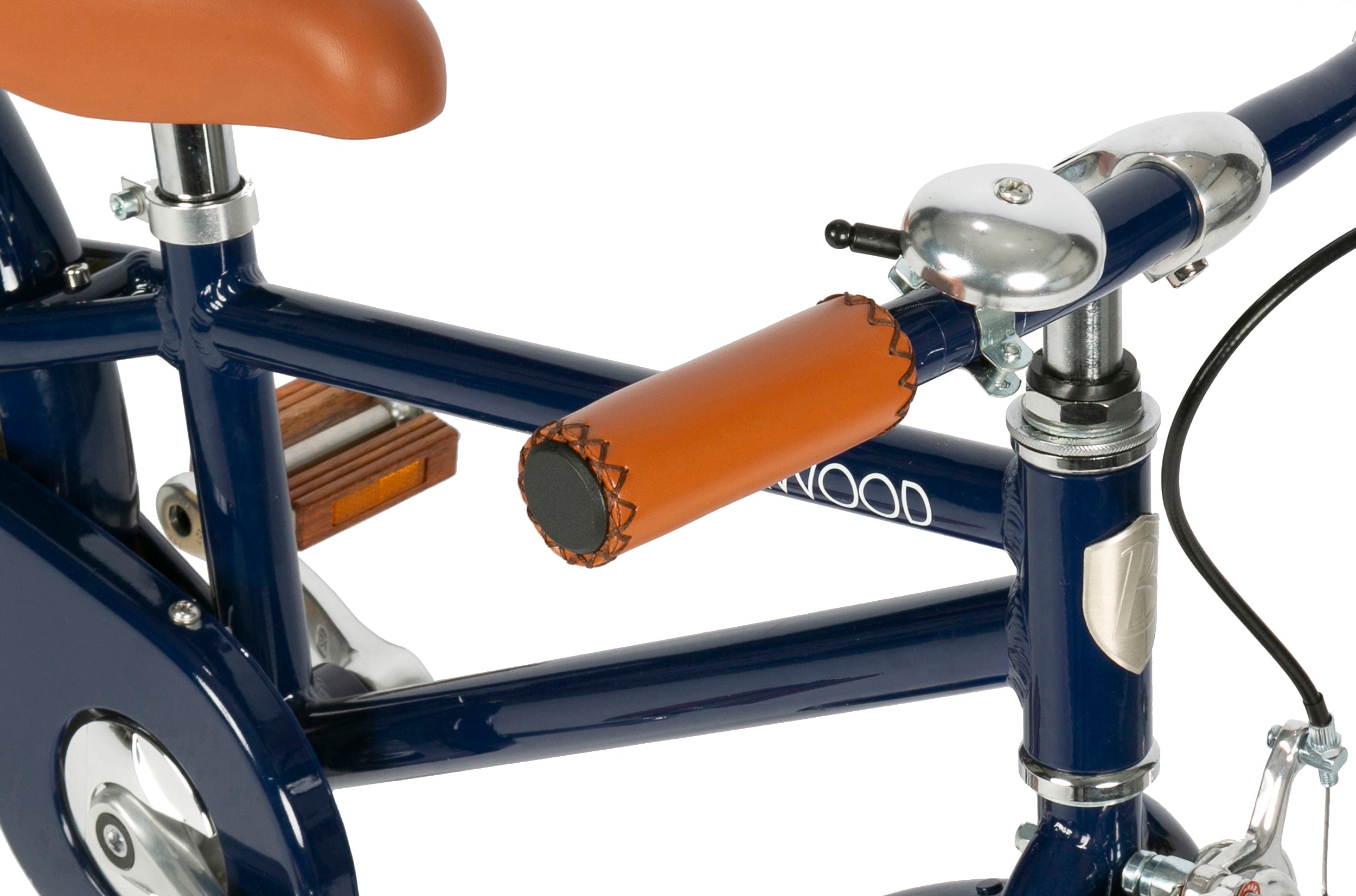 kids navy blue banwood bike