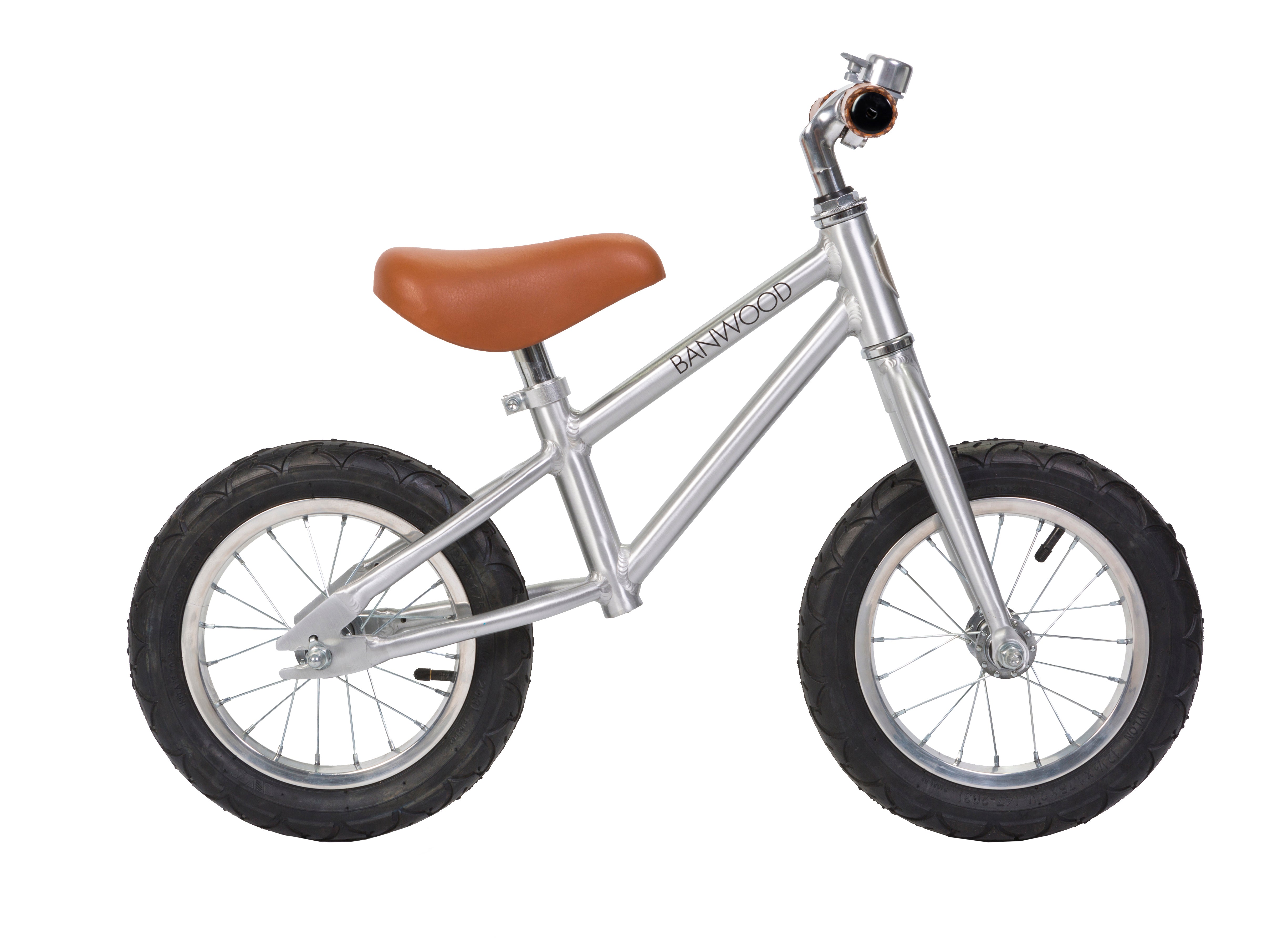 kids chrome balance bike