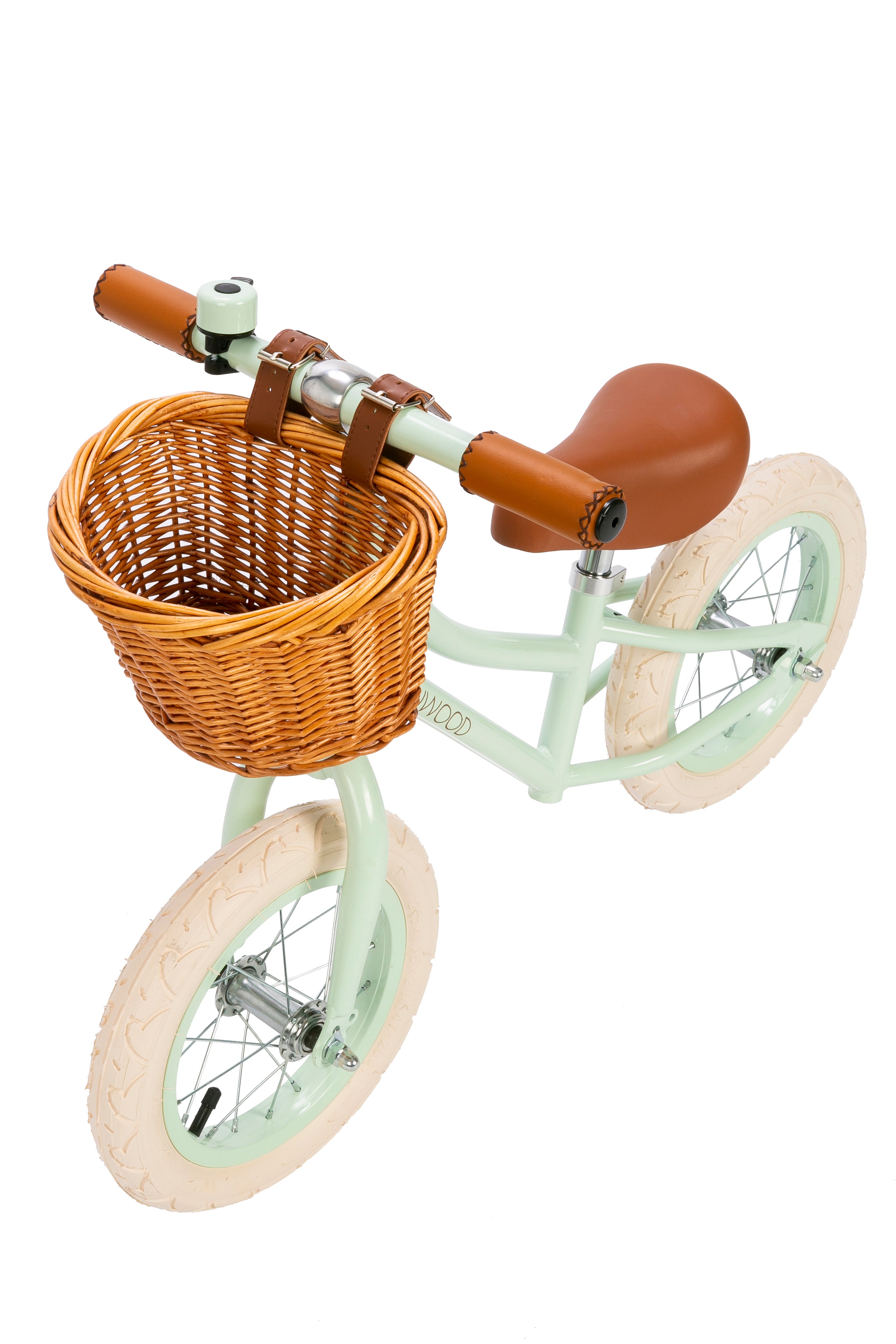 kids vintage banwood mint balance bike
