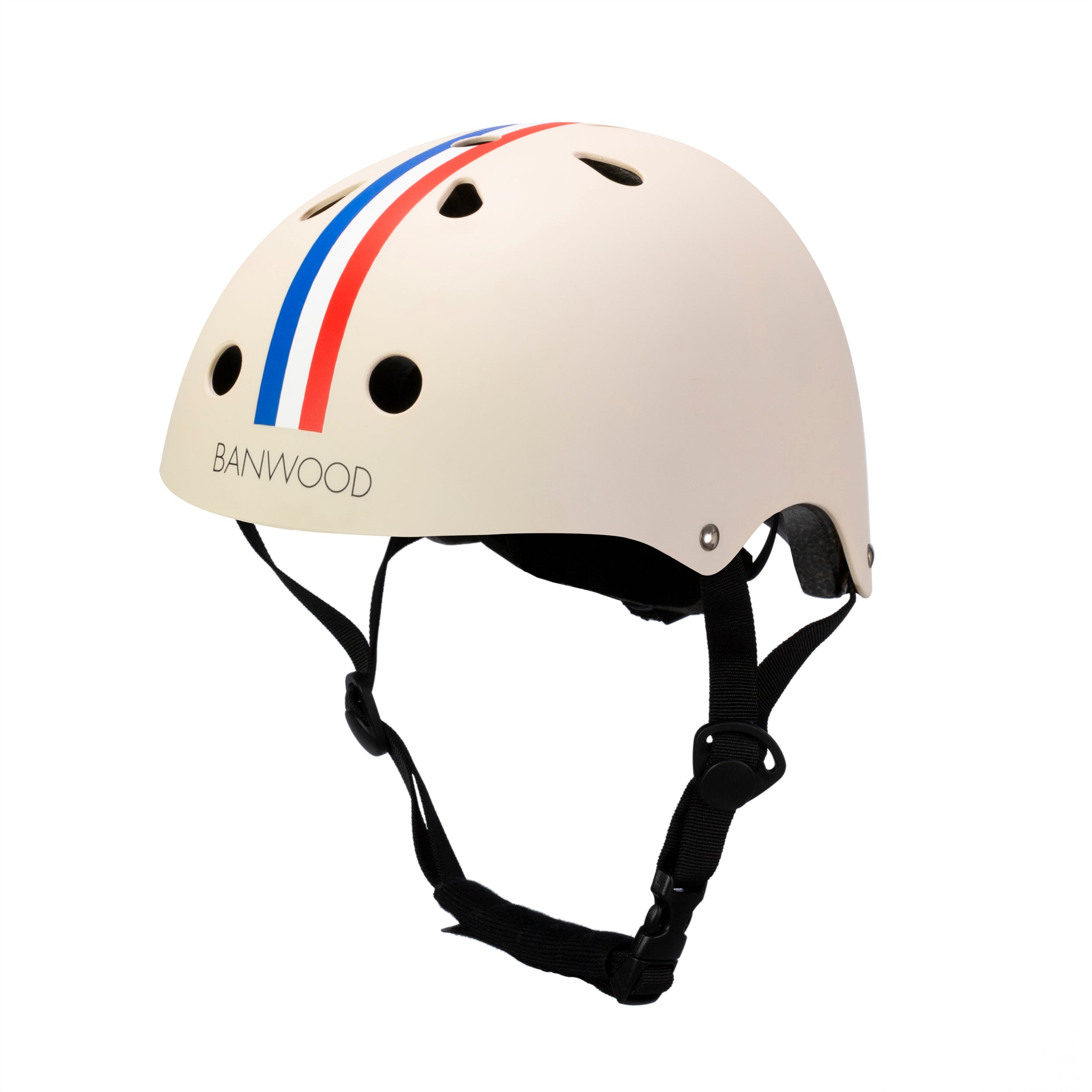 kids red and blue stripe helmet
