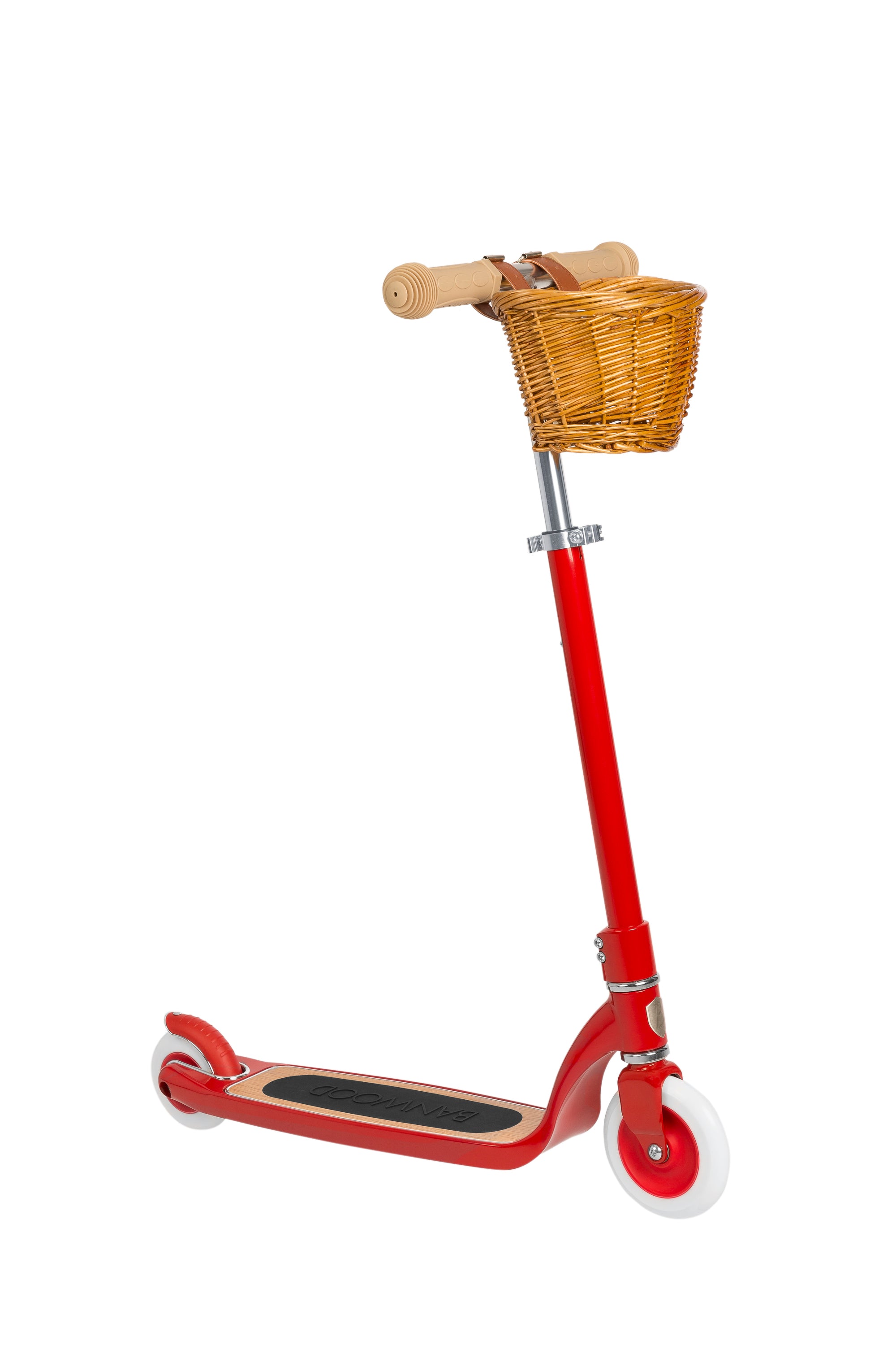 red vintage scooter
