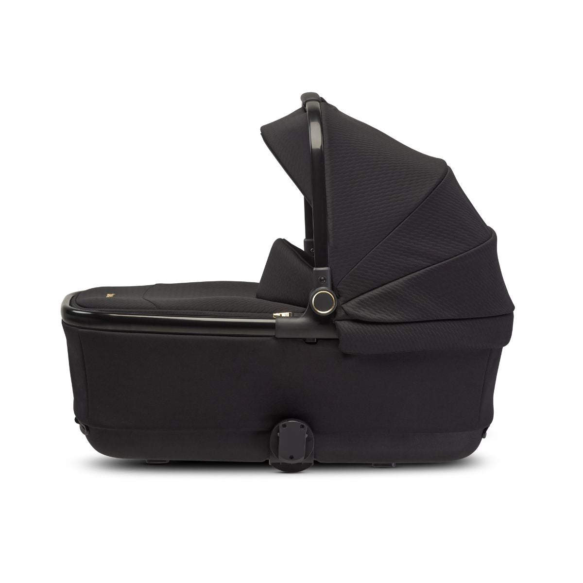 Black Bassinet adapts to stroller