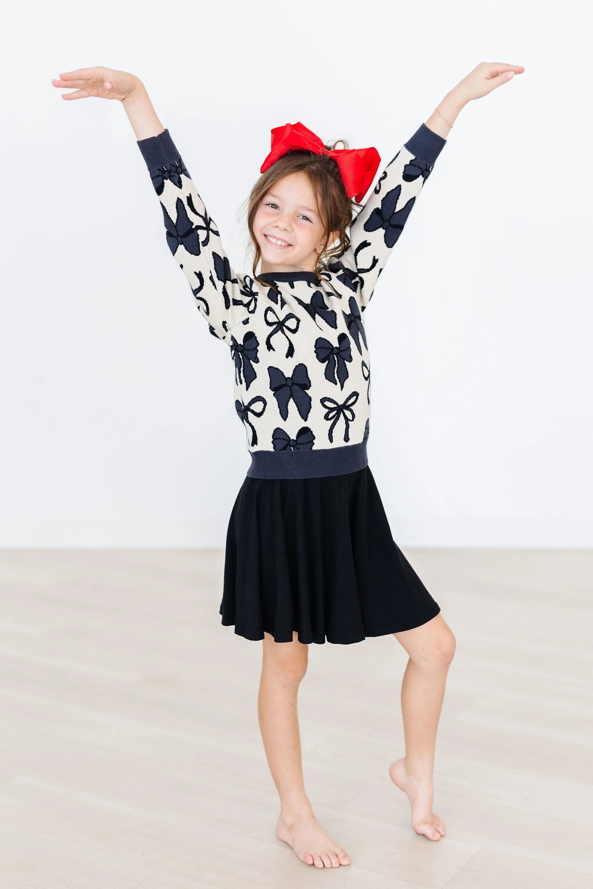 Black Ruffled Skirt 