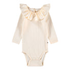 Butter Cream Ribbed Body Suit 