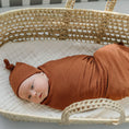 Load image into Gallery viewer, Ribbed Swaddle Set - Terra Cotta
