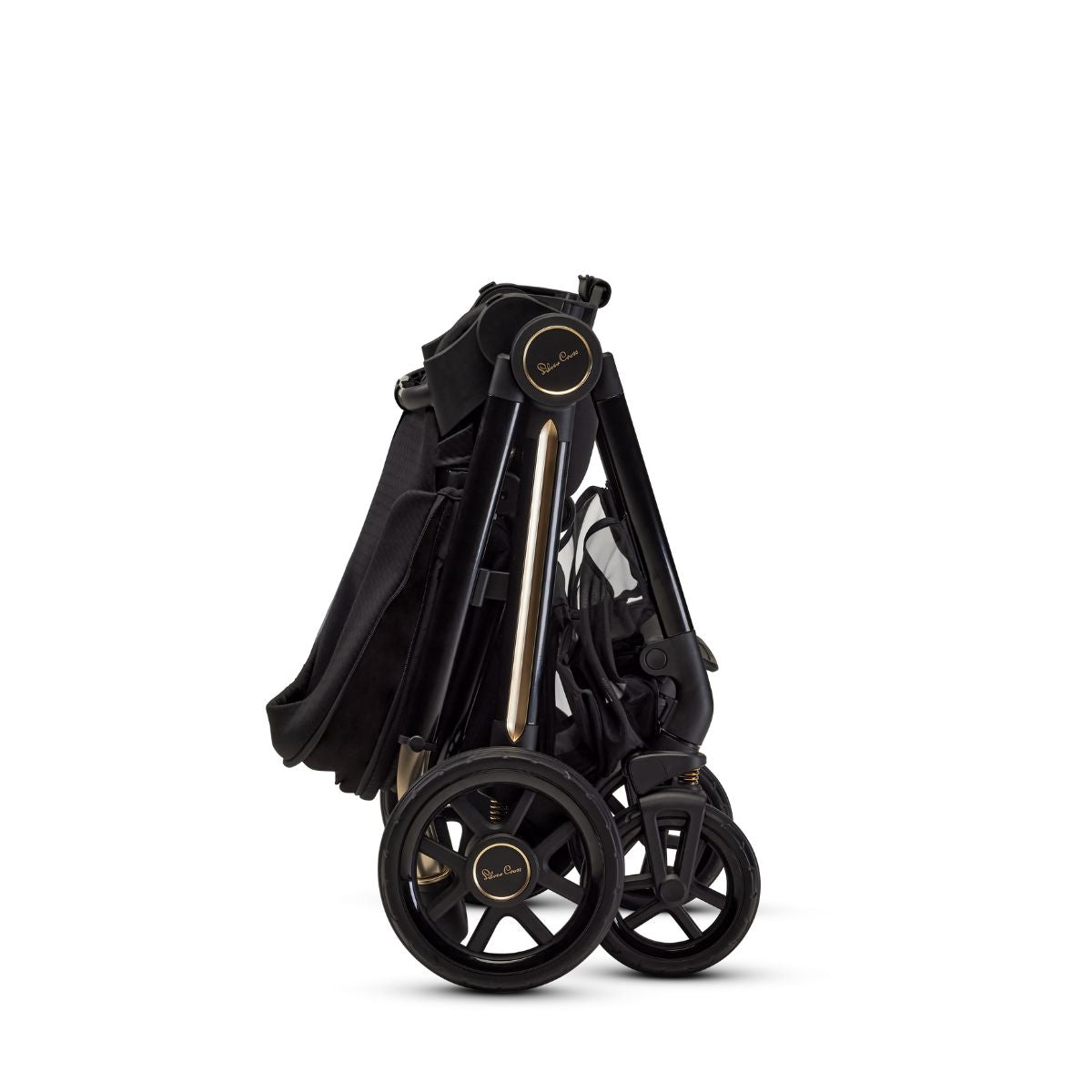 Black and Gold easy fold stroller