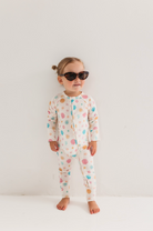 Colorful Seashell Bamboo Romper Pajama
