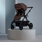 Luxury double stroller used as single stroller