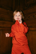 Load image into Gallery viewer, Sweatshirt with Zipper - Bright Orange
