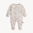 Western Cream Footie with Horses 