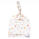 floral Copper Pearl baby hat