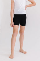 Mila and Rose Black Biker Shorts 