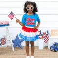 Load image into Gallery viewer, kids sparkly fourth of july shirt
