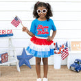 Load image into Gallery viewer, girls red white and blue tutu
