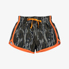 Mossy oak camo print swim trunk