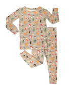 Cozy Fox and Mushroom Pajamas