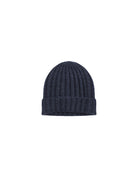 Kids ribbed Navy hat