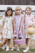 Load image into Gallery viewer, Girls Leila Dress - Lavender Lambs

