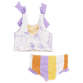 Load image into Gallery viewer, Girl's Shelly Tankini - Lavender Horses
