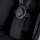 Black stroller buckle