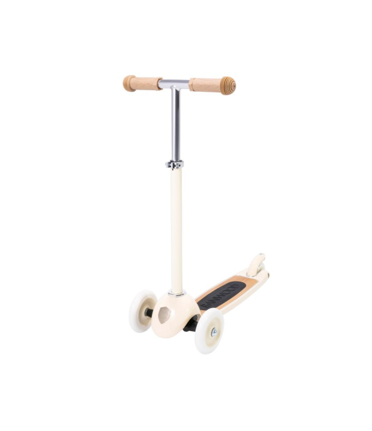 vintage cream scooter