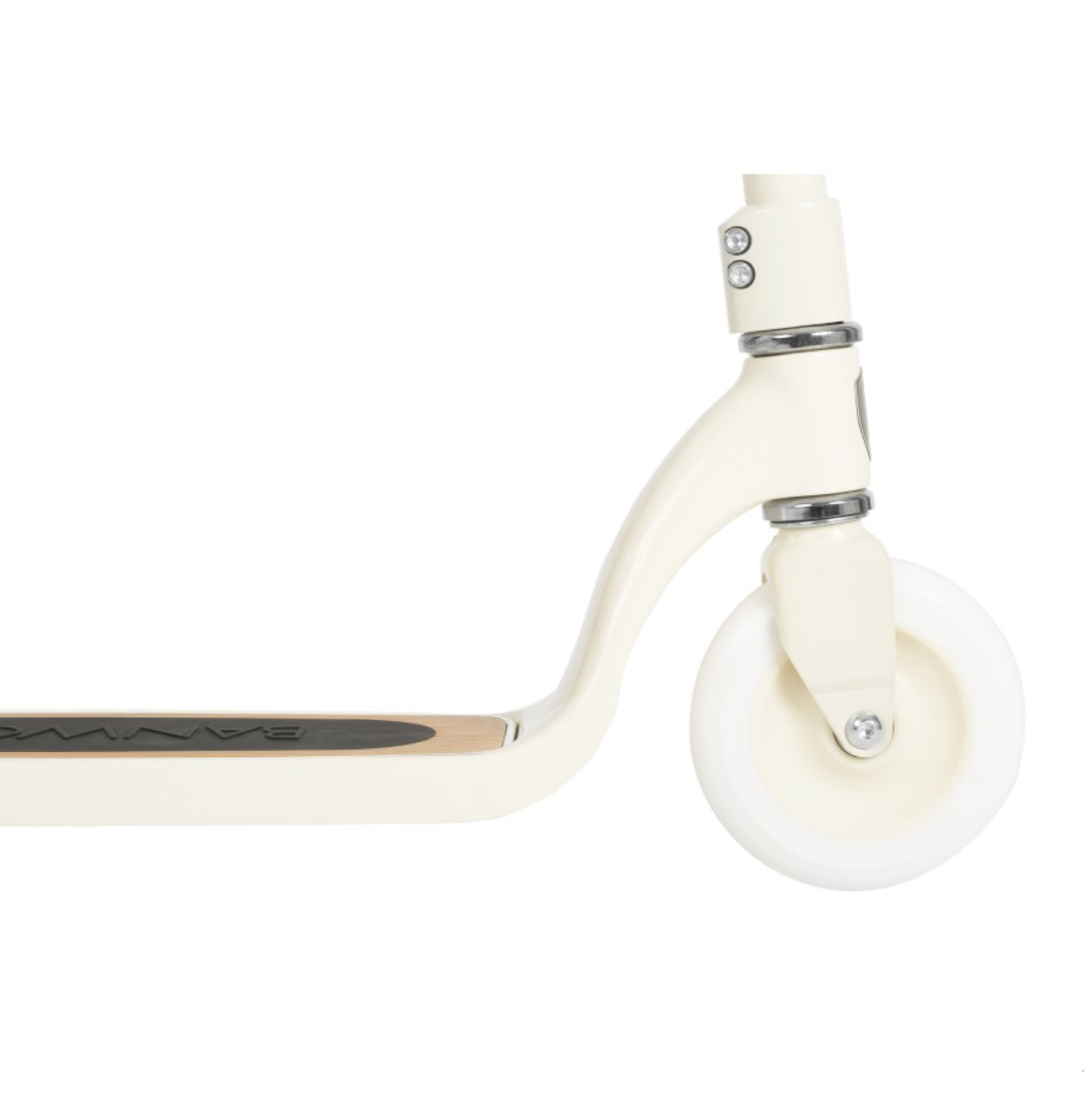 cream vintage scooter