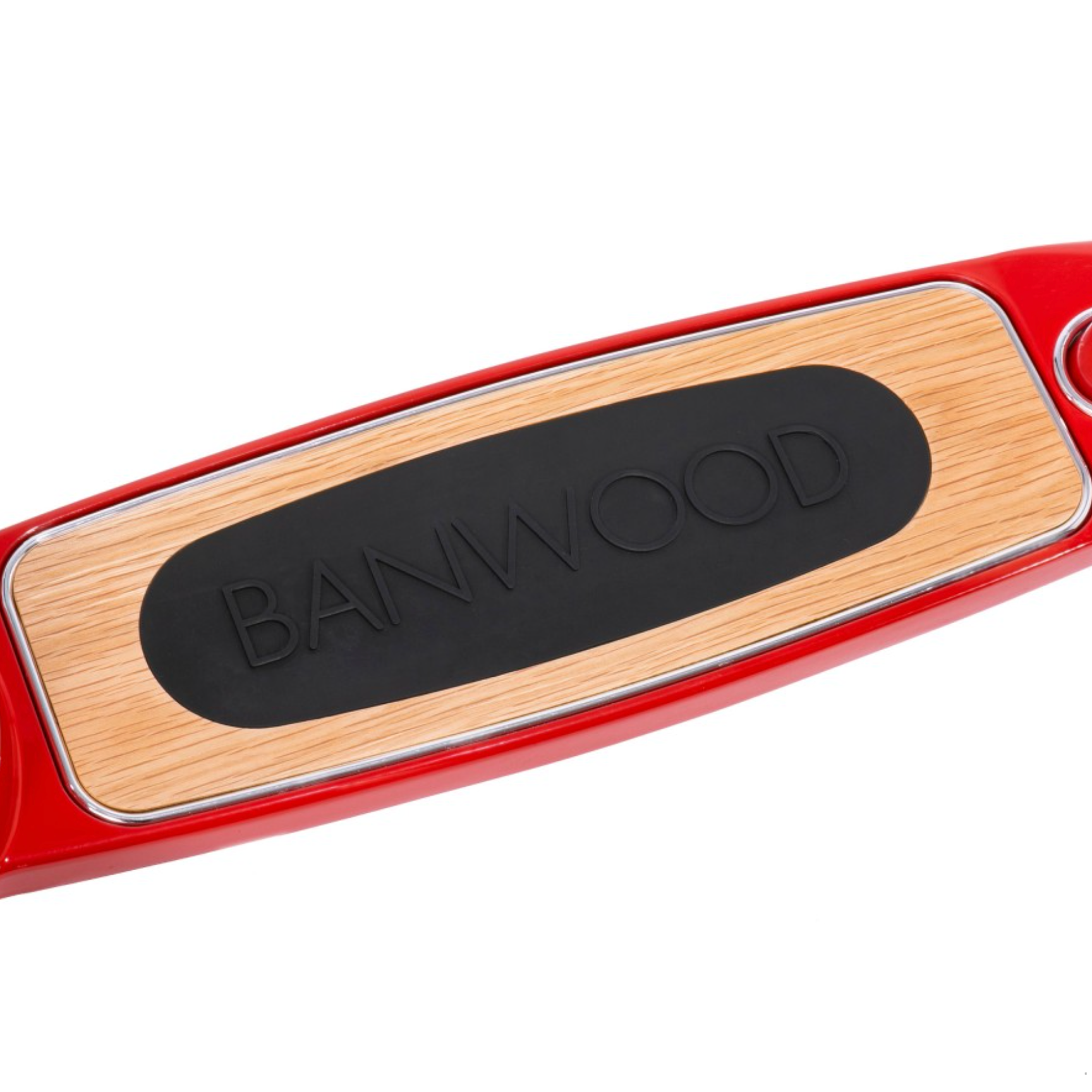 red vintage scooter banwood