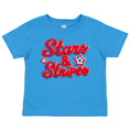 Load image into Gallery viewer, kids stars and stripe blue tee
