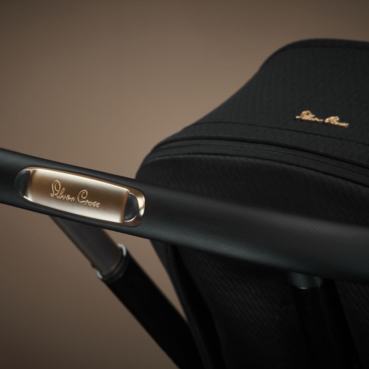 Gold and black Stroller