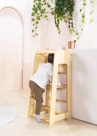 Standing Wooden Stool Functional for Toddlers 