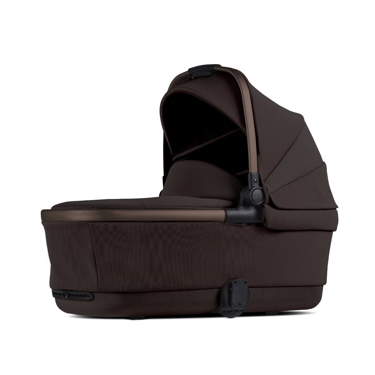 Brown baby bassinet 