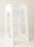 White Standing Stool for Toddlers and Kids 