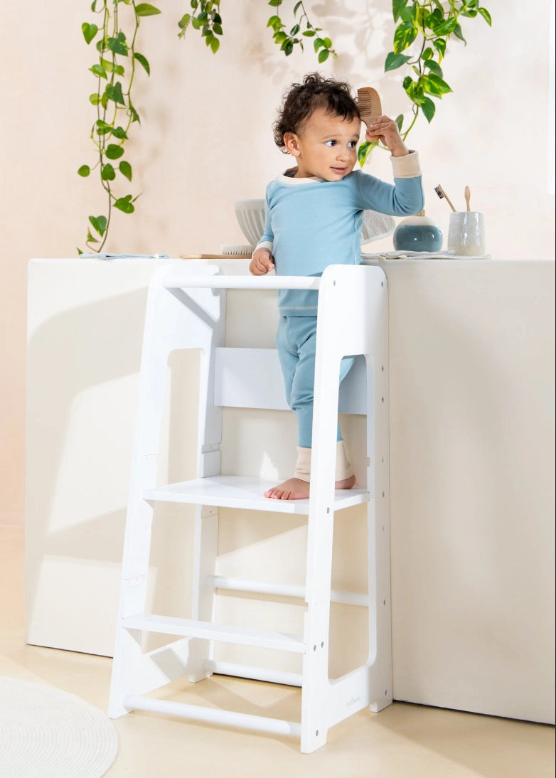 White Toddler Stepping Stool