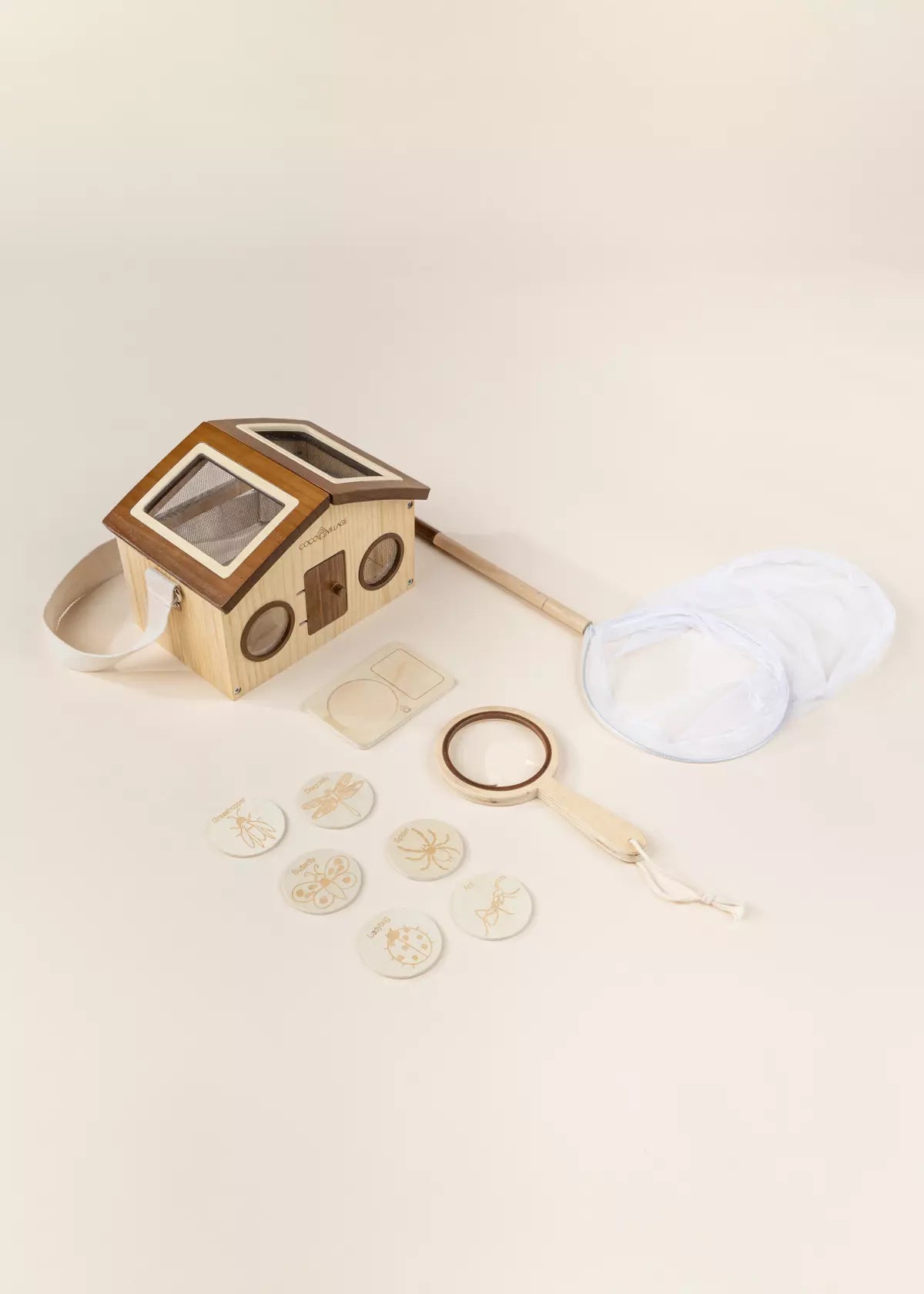 Wooden Bug House and Bug Catcher 