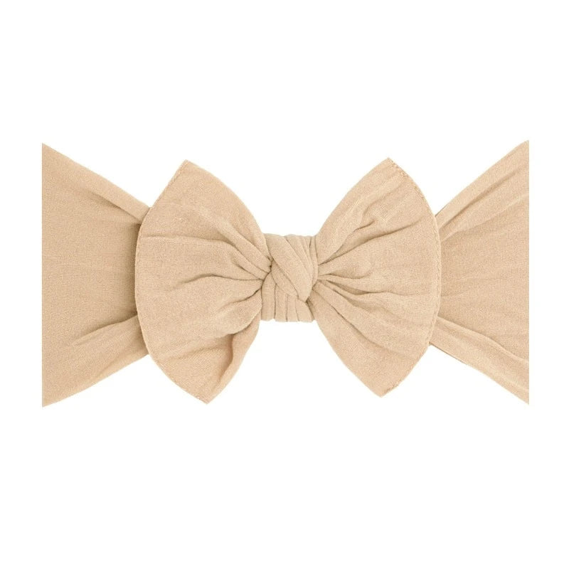 Tan Baby Bow
