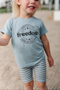 Load image into Gallery viewer, Light Blue Fourth of July Shirt Kids
