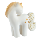 Shining Stars Unicorn Natural Rubber Rattle with Crinkle Tail