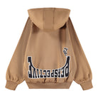 back of brown sweatshirt with perspective 