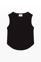black ribbed tank top