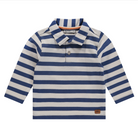 blue and white striped shirt for baby