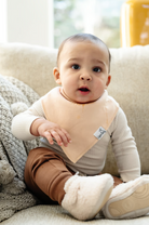 bright orange bandana bib 