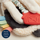 Itzy Lovey Plush and Teether Toy - Cow