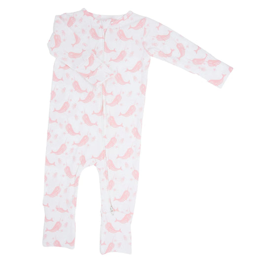 Convertible Romper - Narwhal Pink