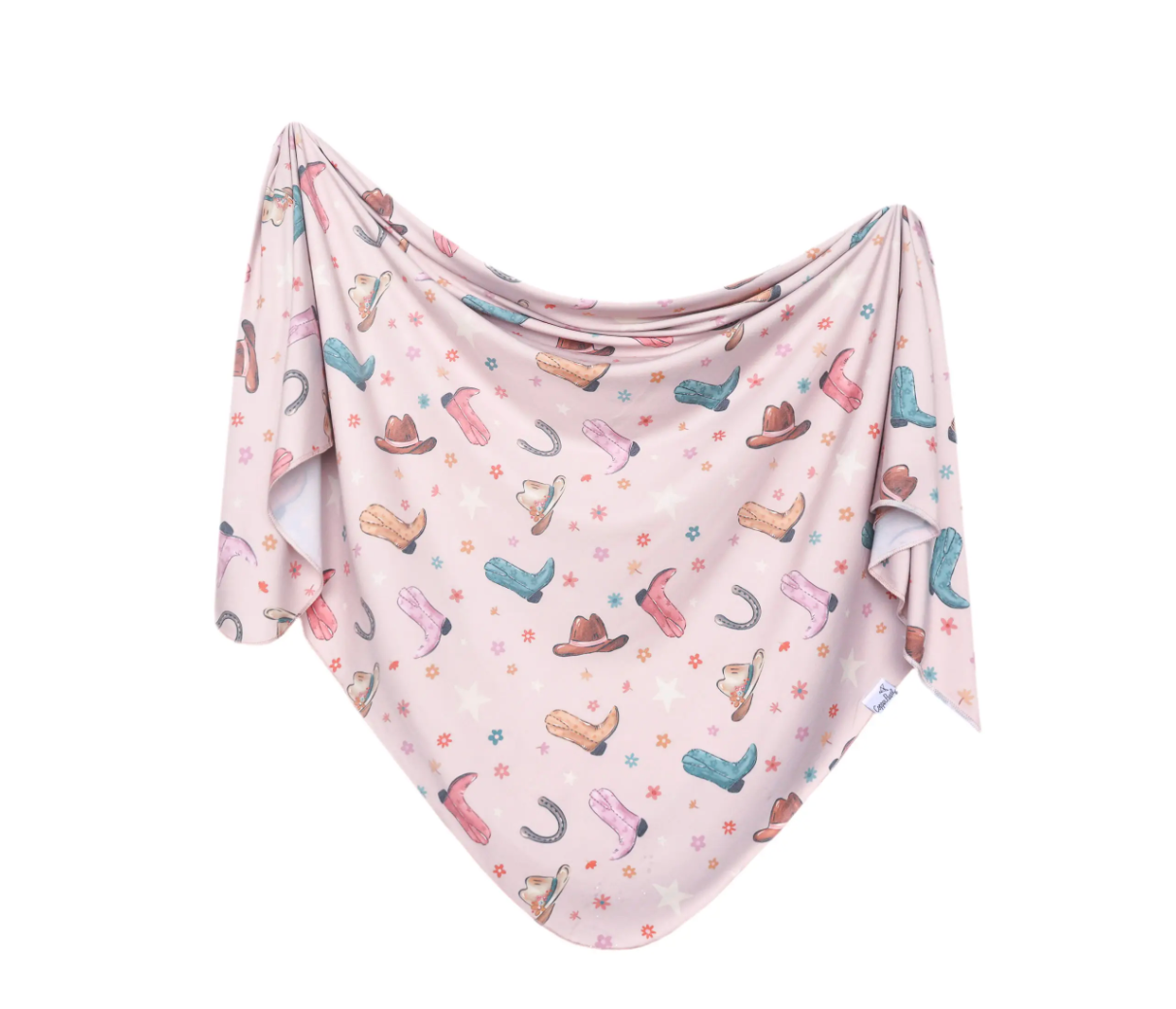 cowgirl print swaddle