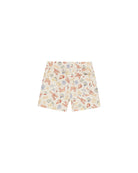 cream swimshorts with ocean animals 