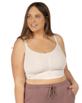 Load image into Gallery viewer, Sublime Bamboo Hands-Free Pumping Lounge & Sleep Bra - Oatmeal Heather - Busty
