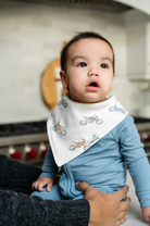 dirt bike pattern bandana bib 