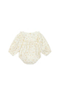 Load image into Gallery viewer, Cream Floral Long Sleeve Bubble Baby
